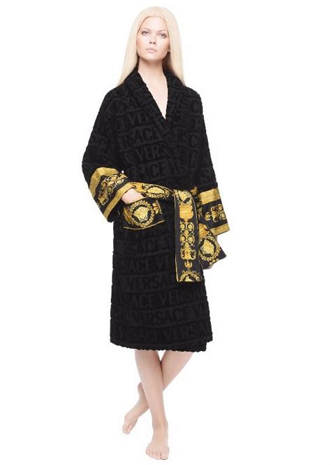 pijama versace|versace robes for women.